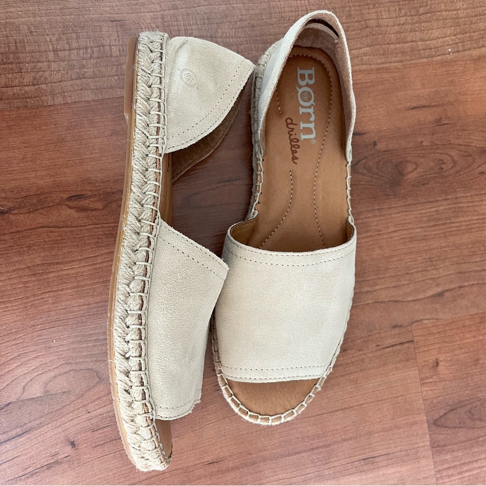 Born Women's Cream Espadrille Shoes